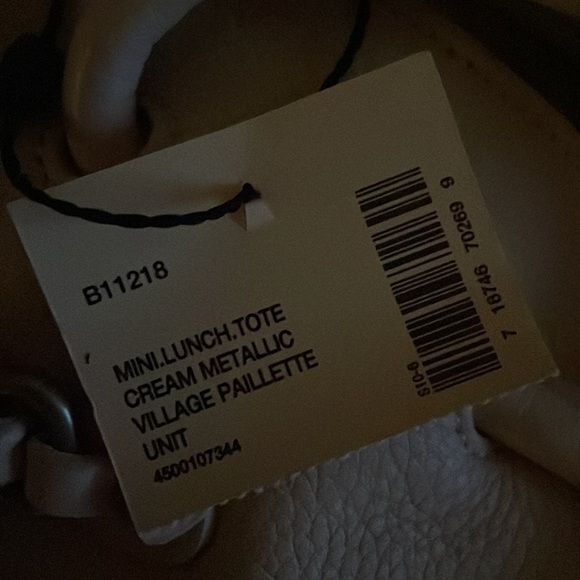 Cole Haan All leather Cream Lunch tote  style handbag. New never used - Picture 8 of 9